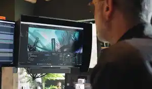 Animation 2D pour expérience immersive Sensations Soleil levant - Rouen 2024